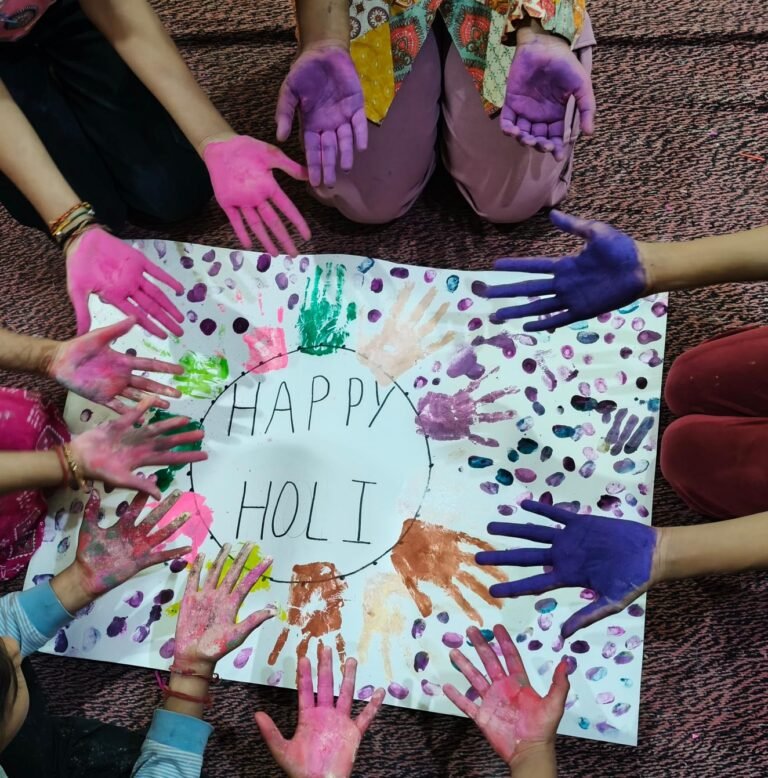 Enjoying the colours of life