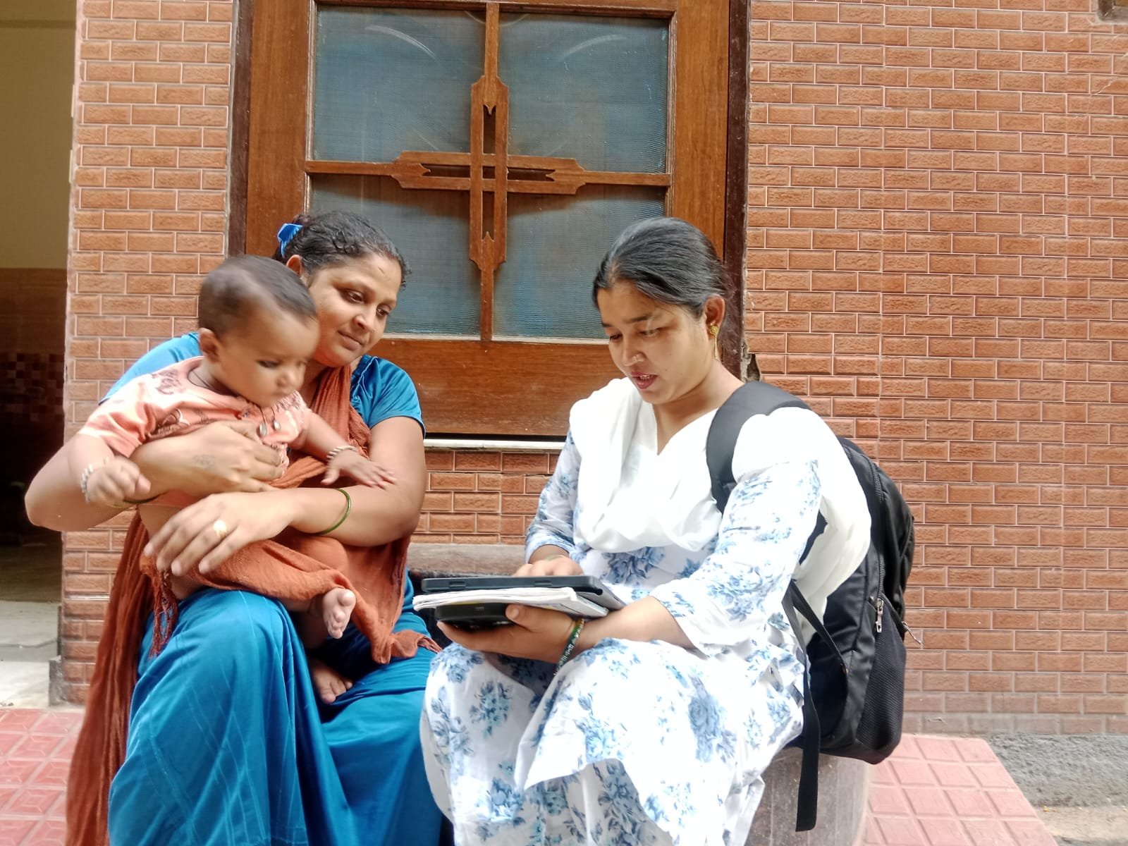 Using digital tools during home visits to gather accurate beneficiary information and support informed decision-making.
