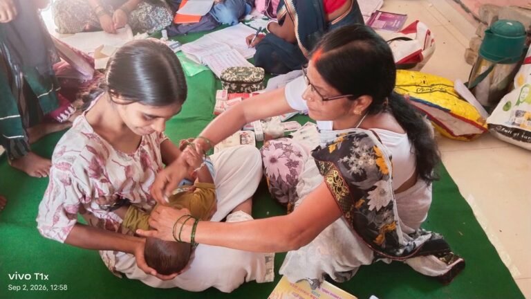 Adolescent-led social action promotes anaemia screening and immunization services